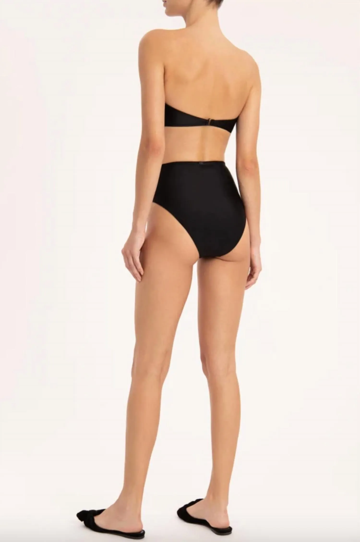 Adriana Degreas - Solid High-Leg Bandeau Bikini