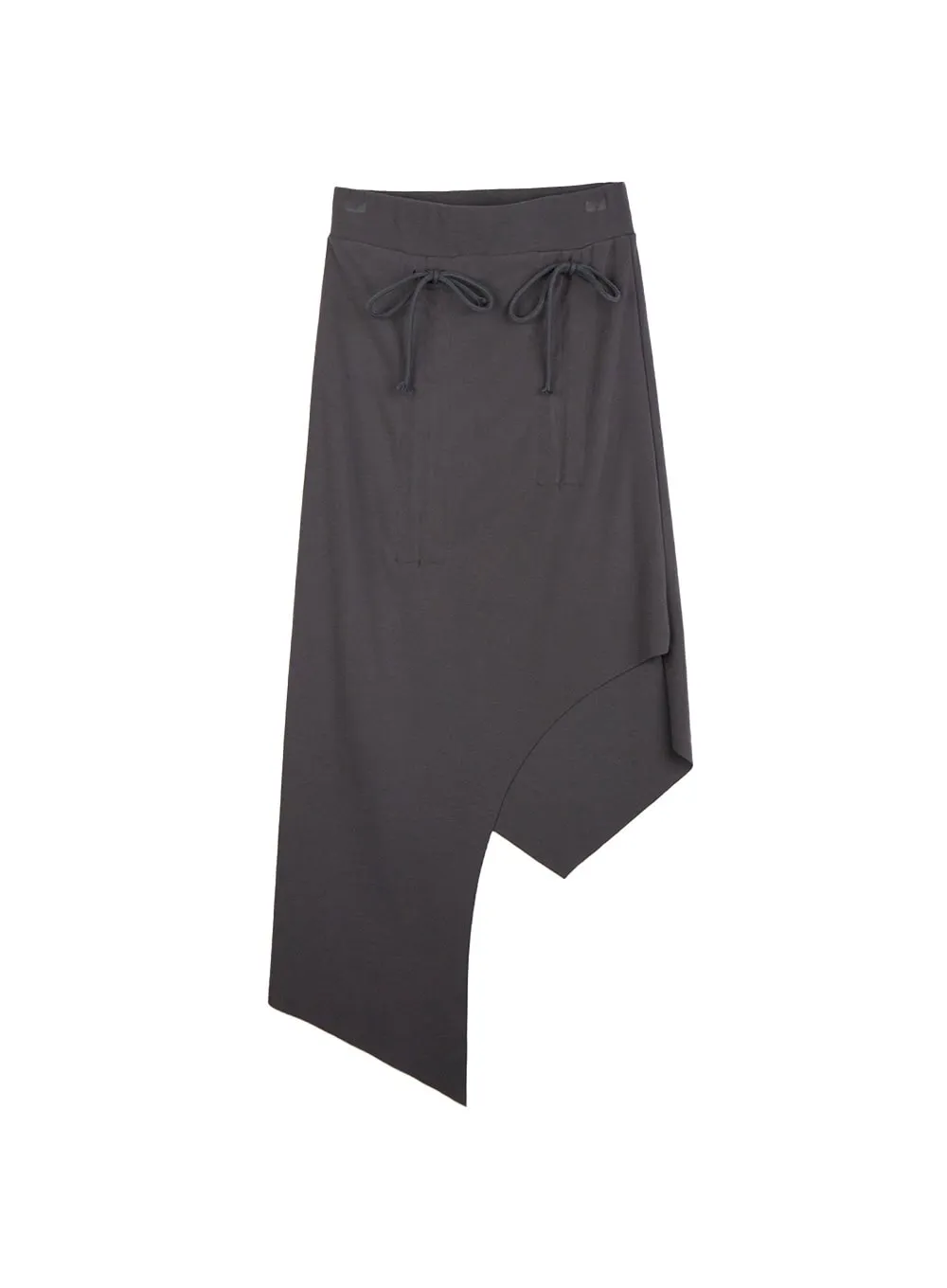 Asymmetric Slim-Fit Midi Skirt CD411