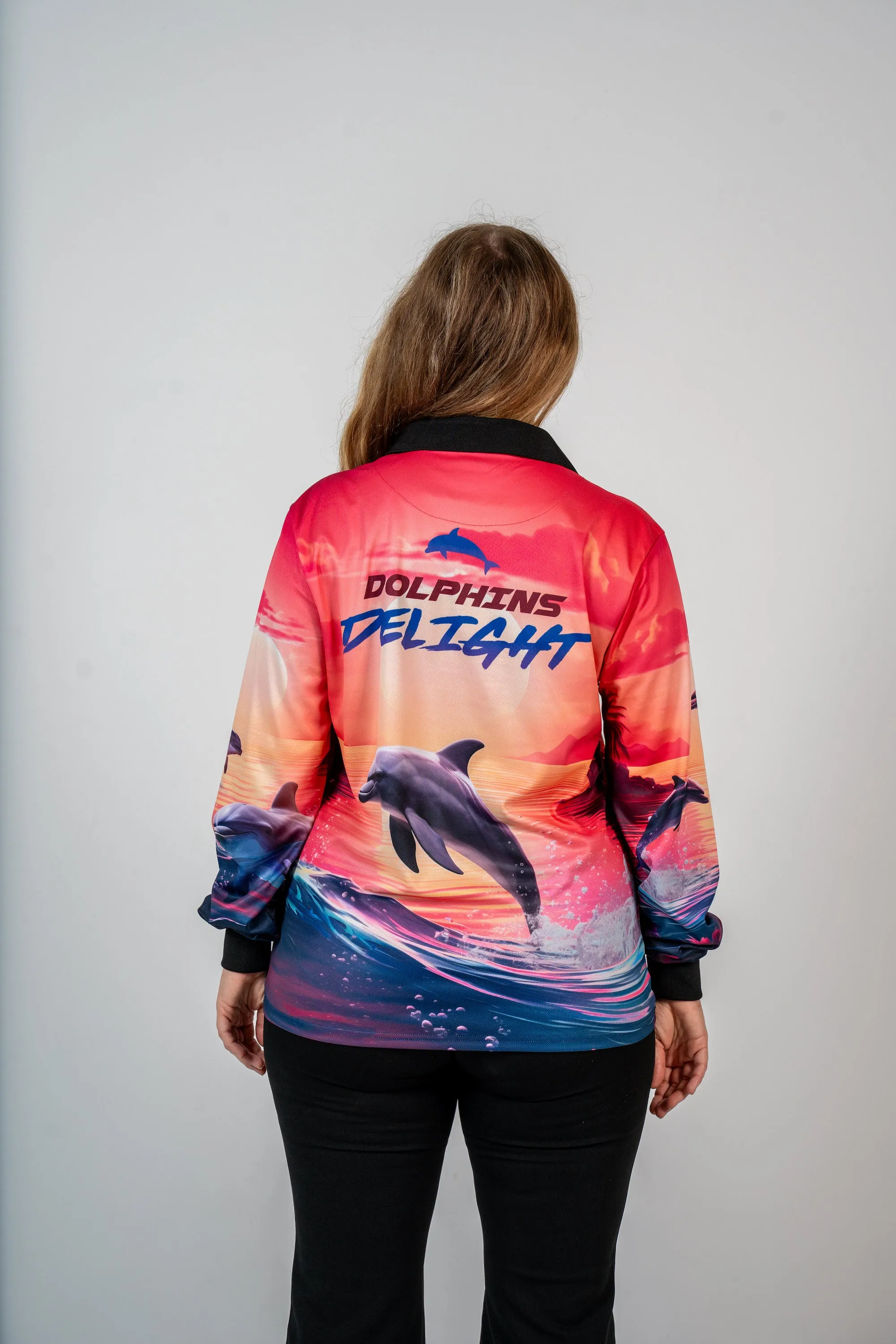 Dolphin Delight Fishing Shirt - Quick Dry & UV Rated