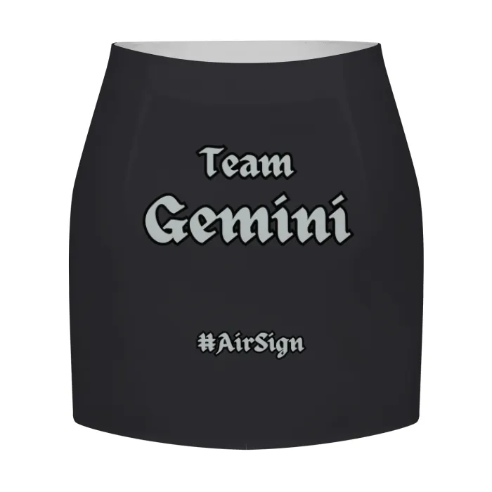 Gemini Split Hem Skirt