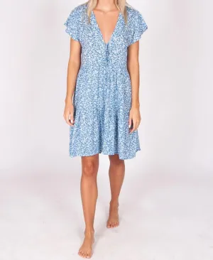 Hannah Dress | Wildflower Blue
