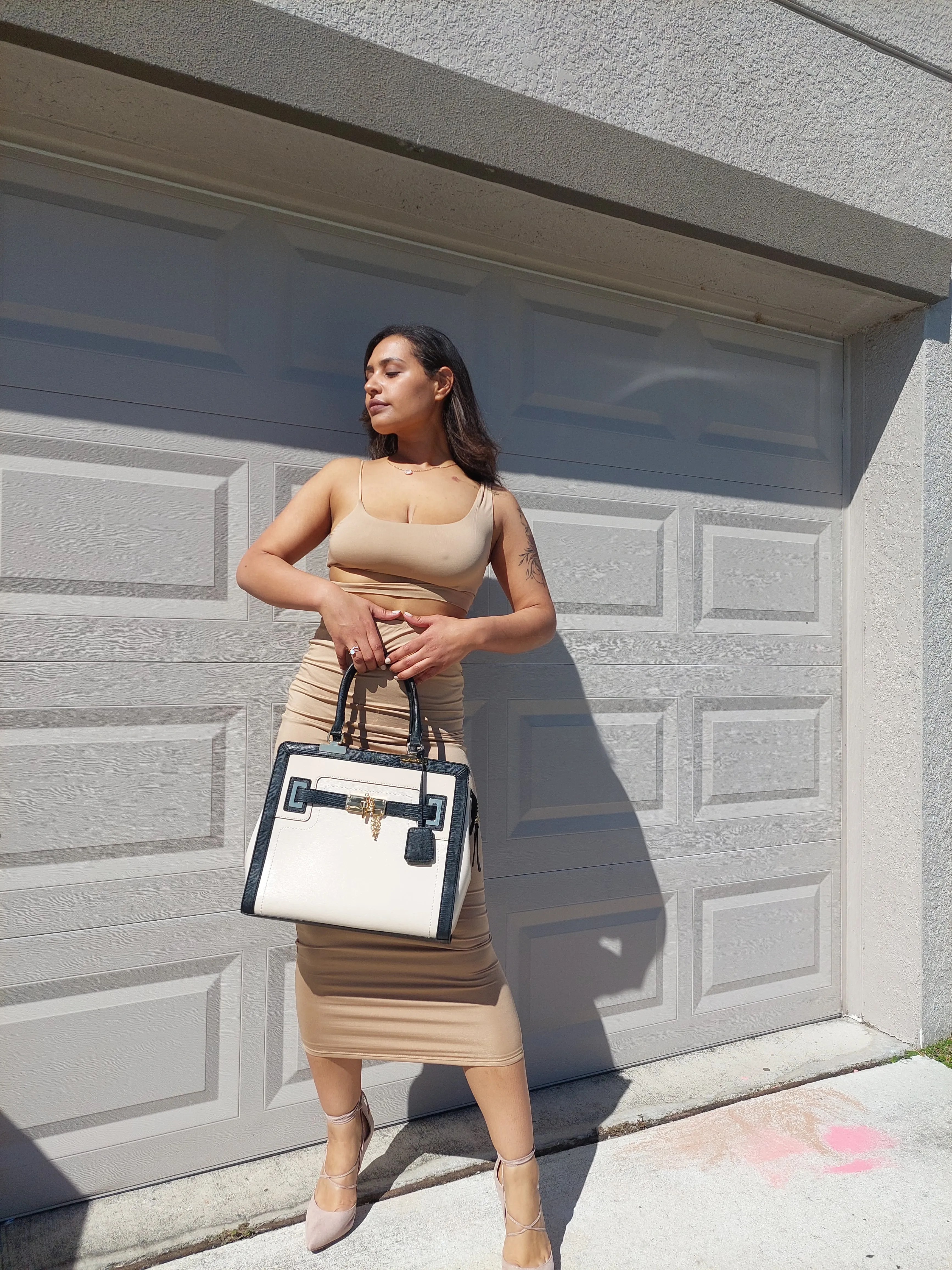 Love Myself Skirt Set - Khaki