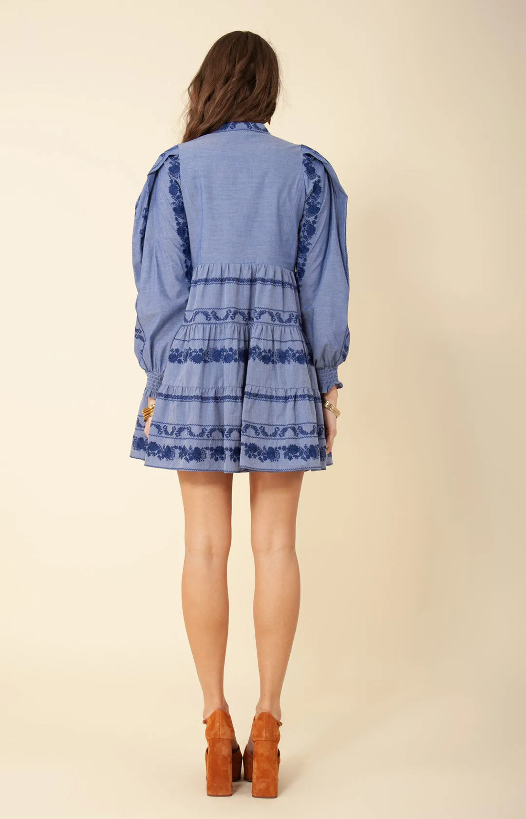Luna Embroidered Dress