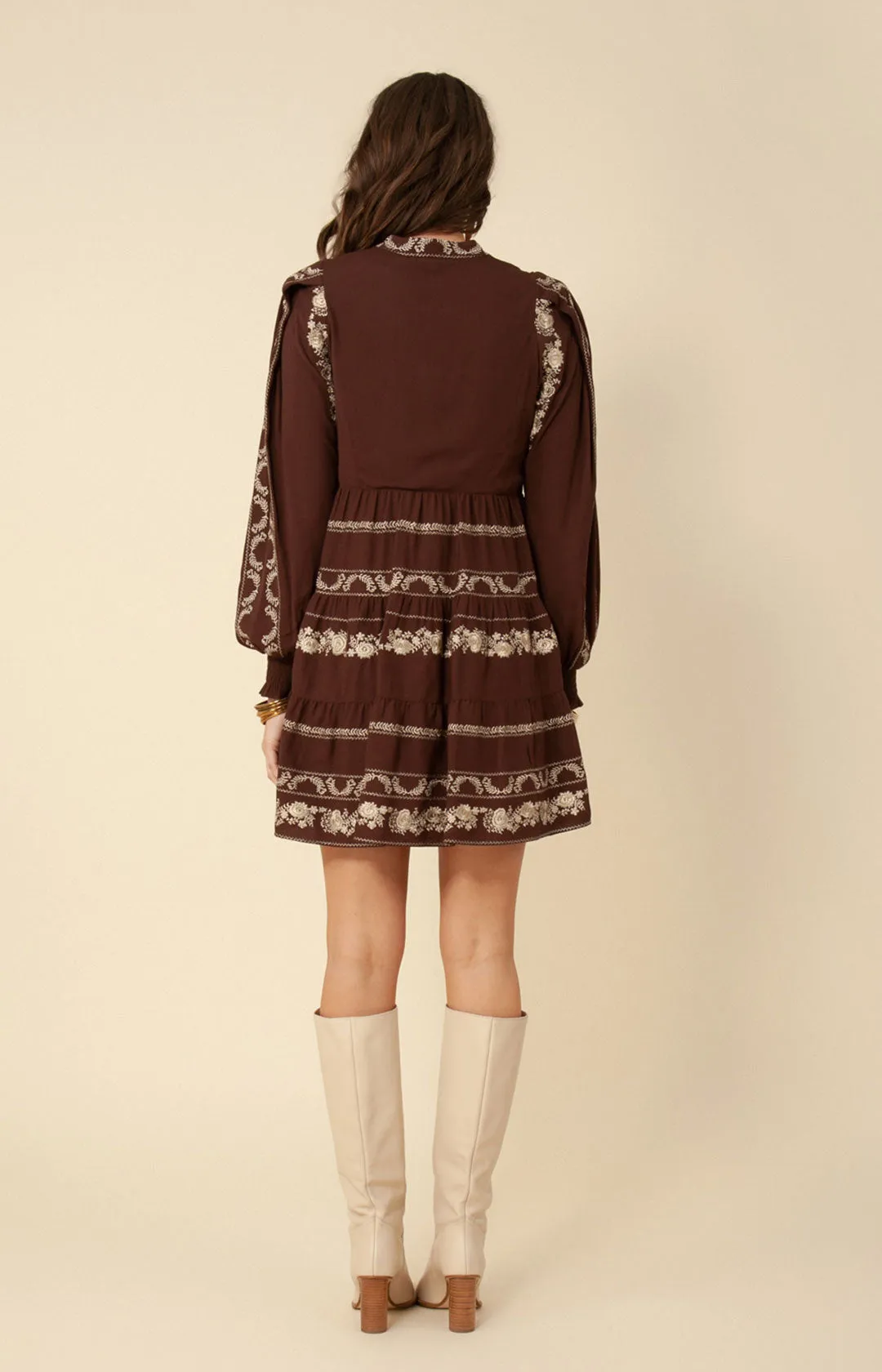 Luna Embroidered Dress