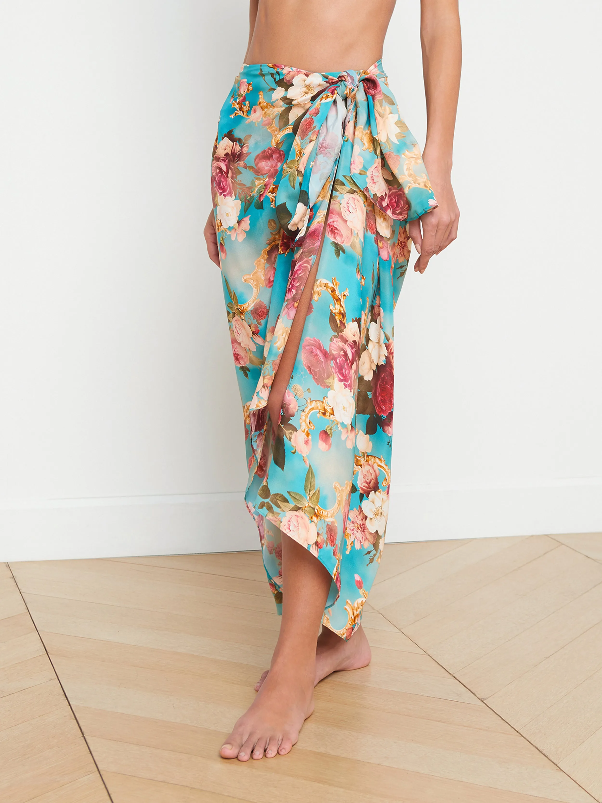 Maribel Silk-Blend Pareo