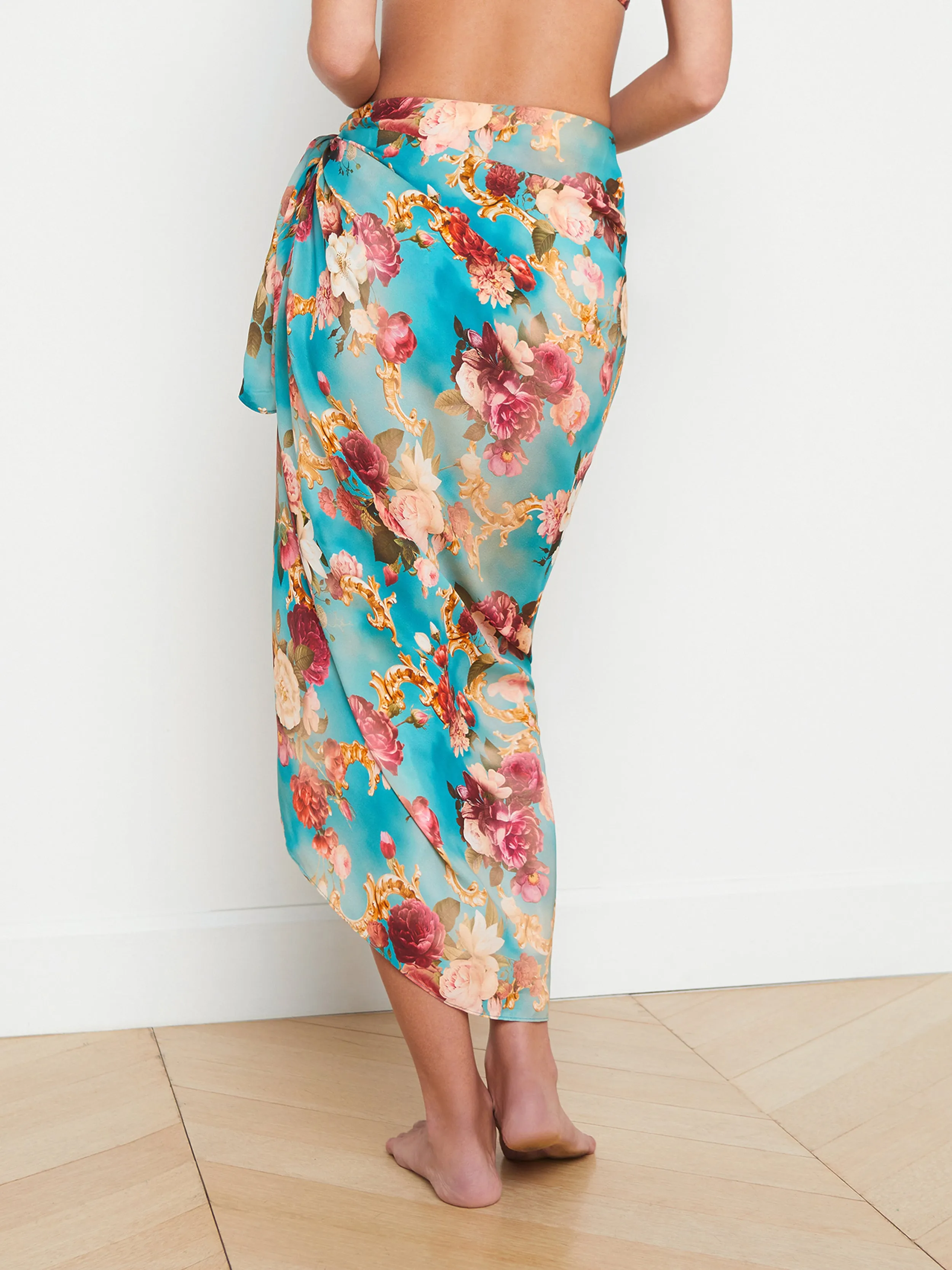 Maribel Silk-Blend Pareo
