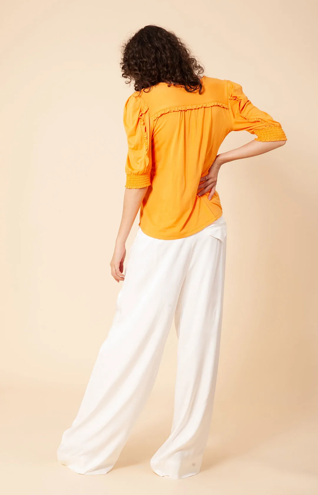 Nyla Solid Jersey Top