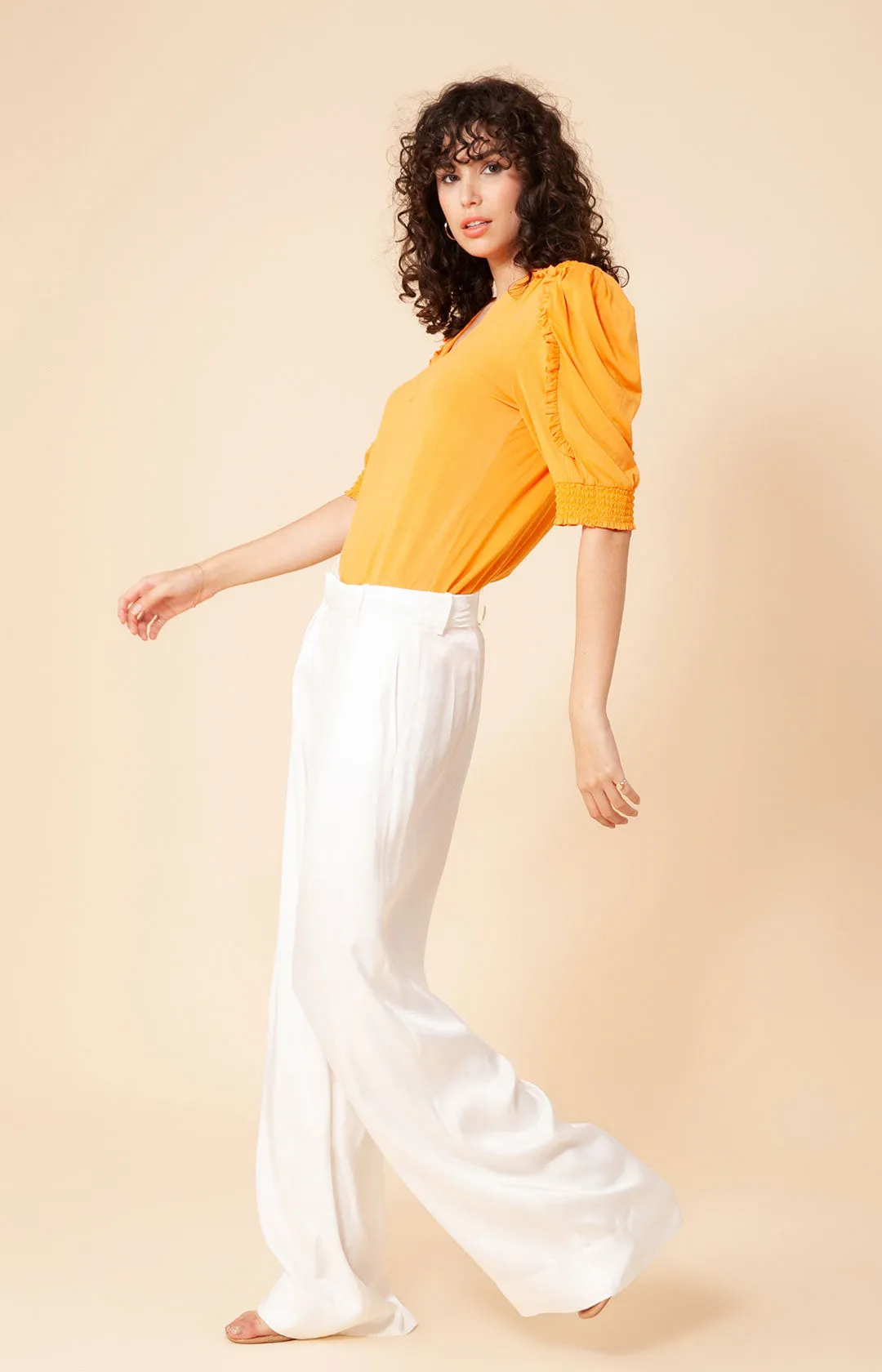 Nyla Solid Jersey Top