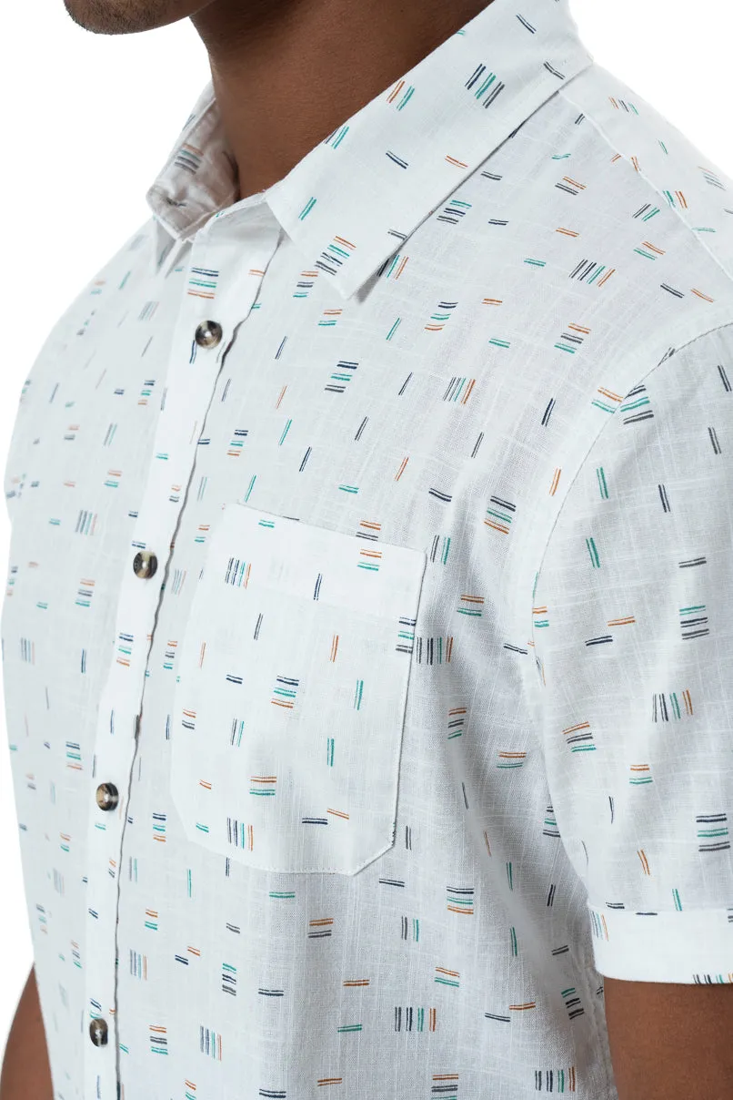 Printed Shirt _ 150428 _ Optic White