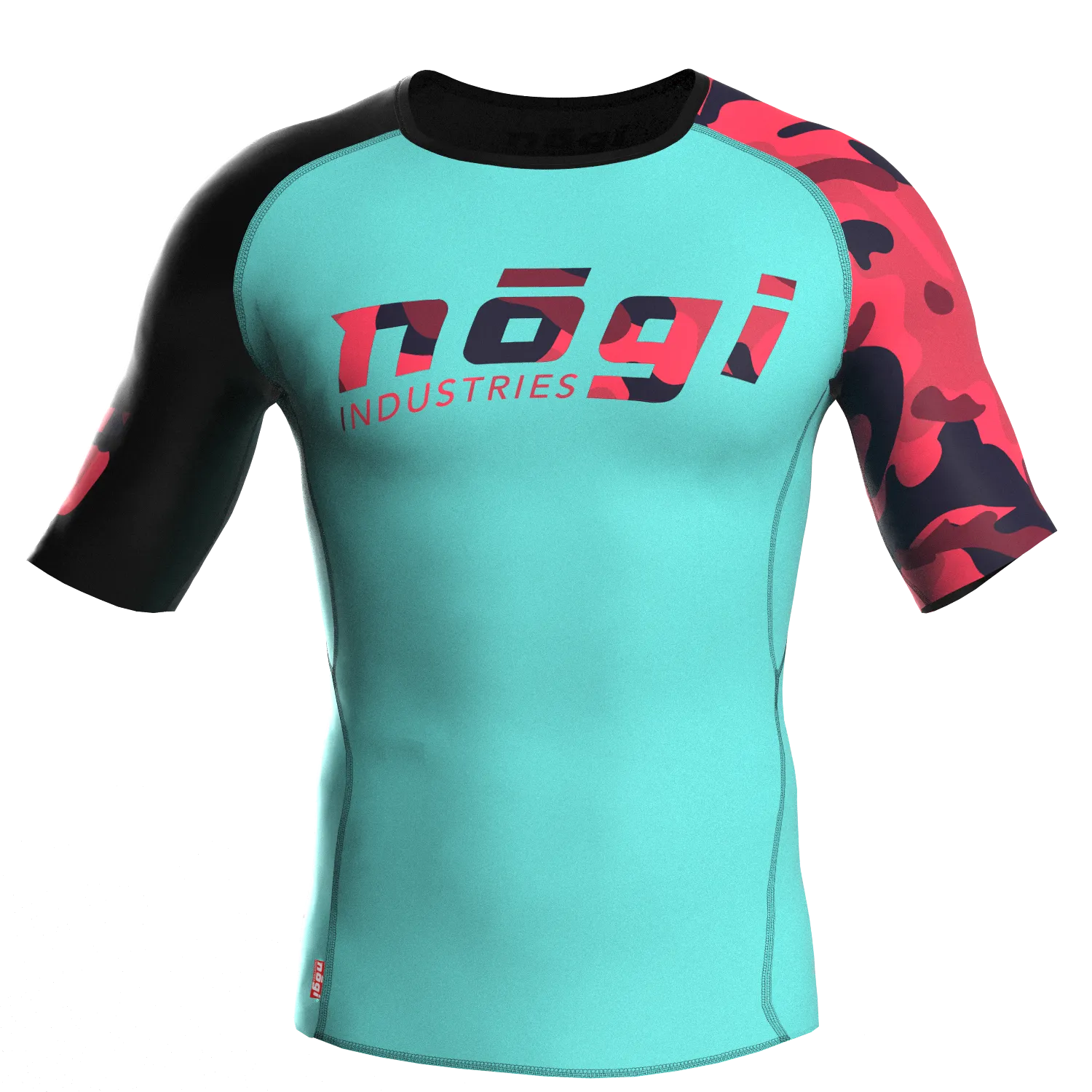Recall Camo Short Sleeve Rash Guard
