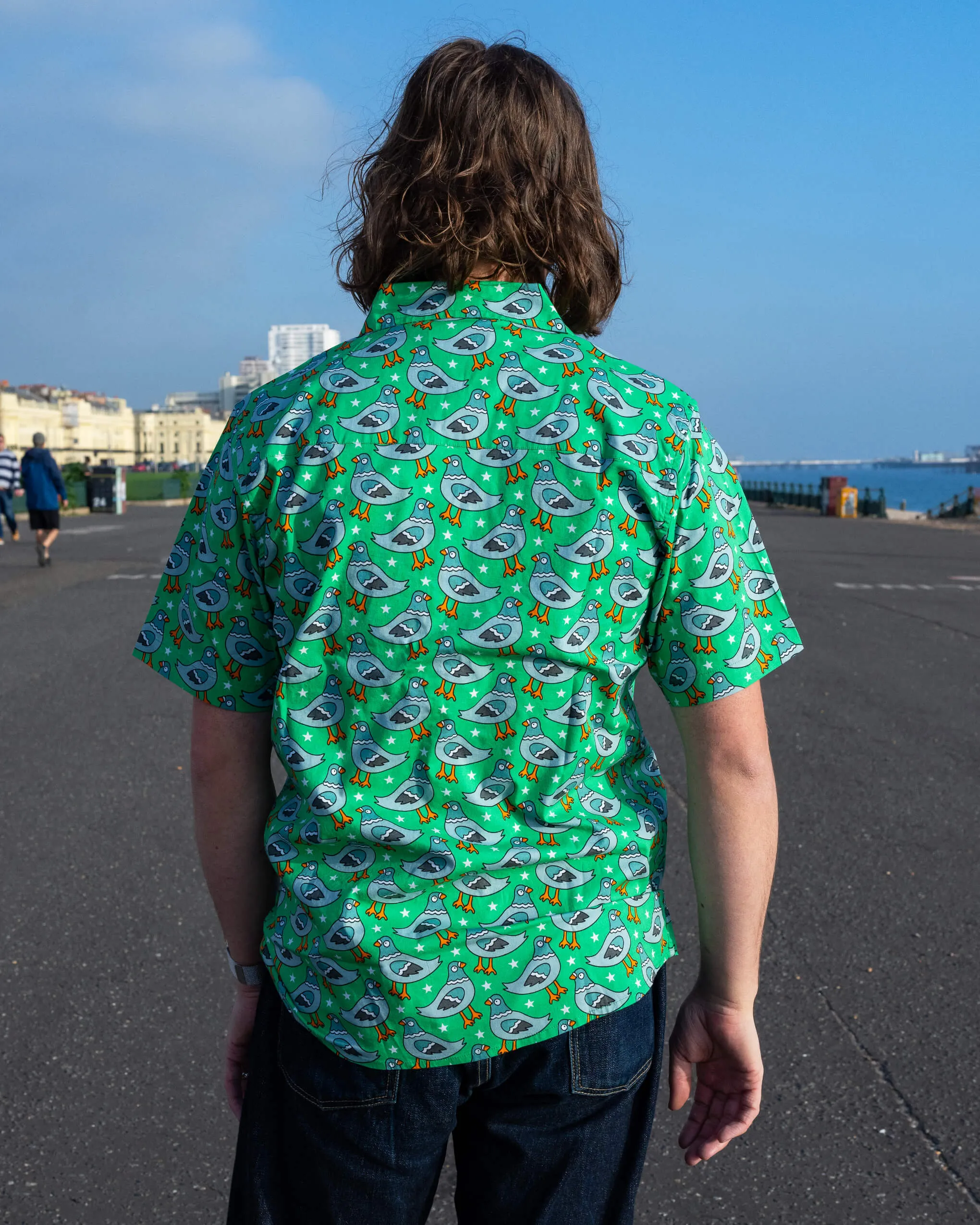 Run & Fly - Pigeon Stars Short Sleeve Shirt