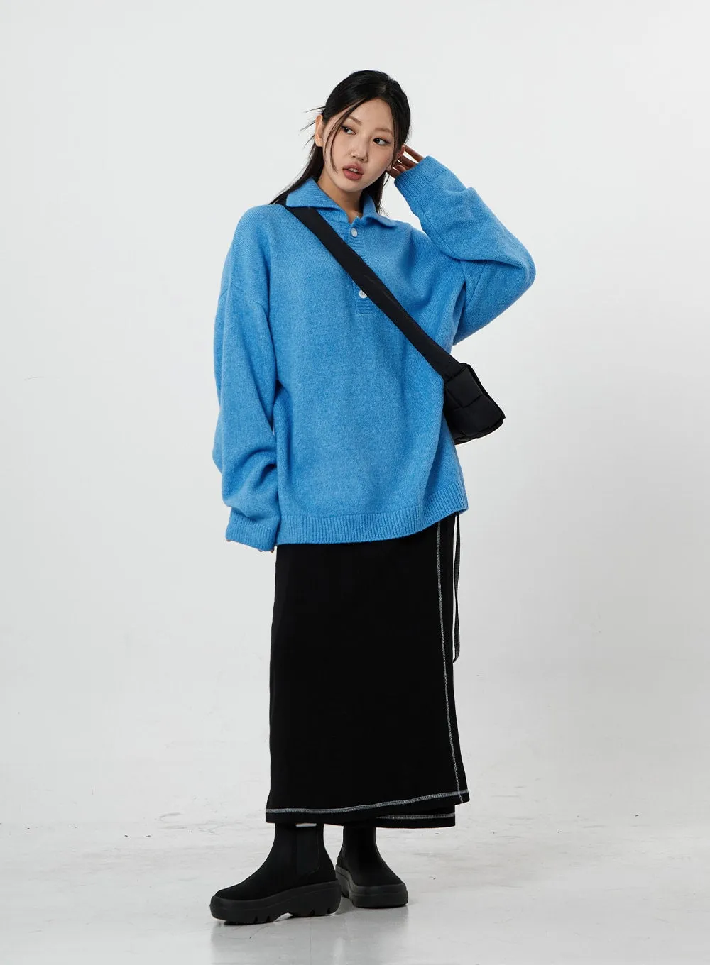 Stitch Wrap Skirt CS21