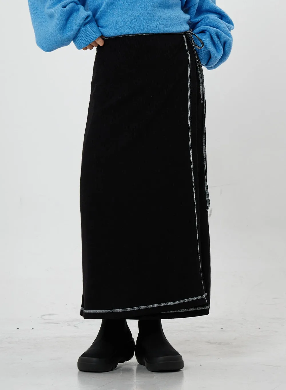 Stitch Wrap Skirt CS21