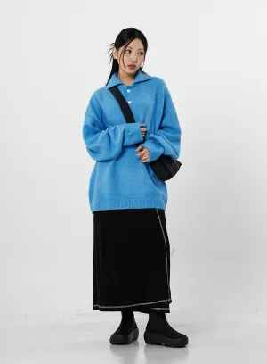 Stitch Wrap Skirt CS21