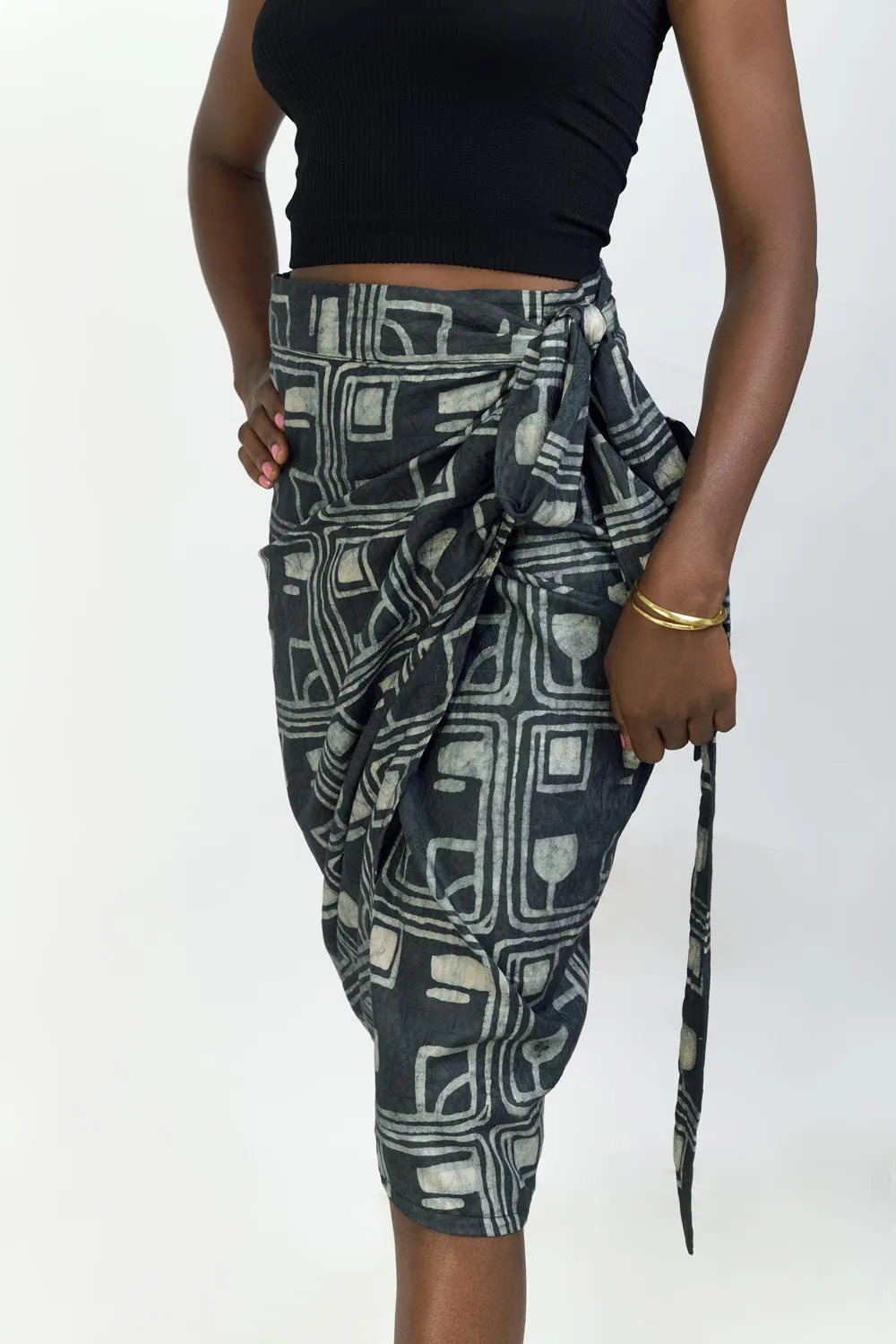 Wrap Skirt - Coco Charcoal